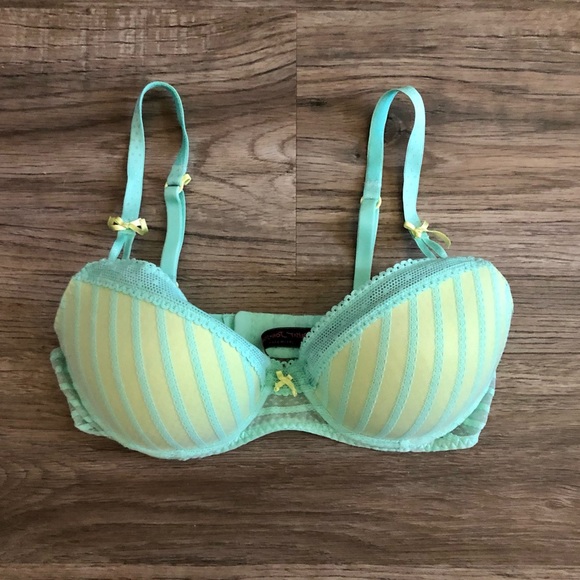 Betsey Johnson Other - Betsy Johnson Blue & Yellow Bra